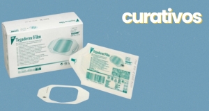 Banner de site promocao de verao moderno azul e amarelo 4 Produtos Hospitalares, Médicos e Ortopédicos