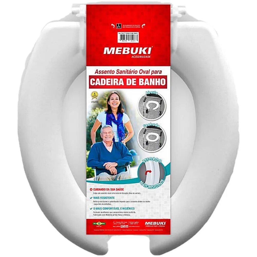 assento sanitario aberto para cadeira de banho higienica mebuki 4188 2 e6765783797e6d356fda4bf53d525030 1 Assento Sanitário Aberto para Cadeira de Banho Higiênica Mebuki
