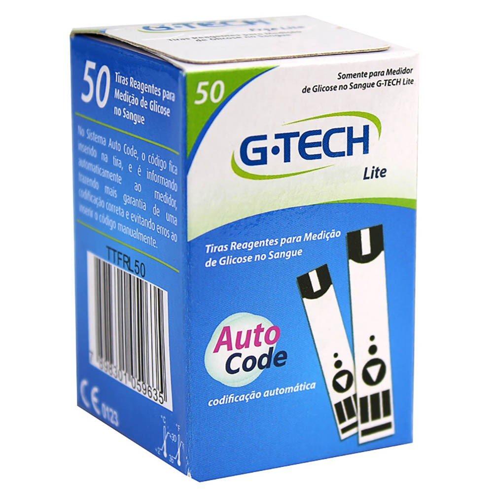 fita para medir glicose g tech lite com 50 unidades 10236 4 3b37aad49b9d4350ebd0d64275411c35 1 Fita para Medir Glicose G-Tech Lite com 50 Unidades