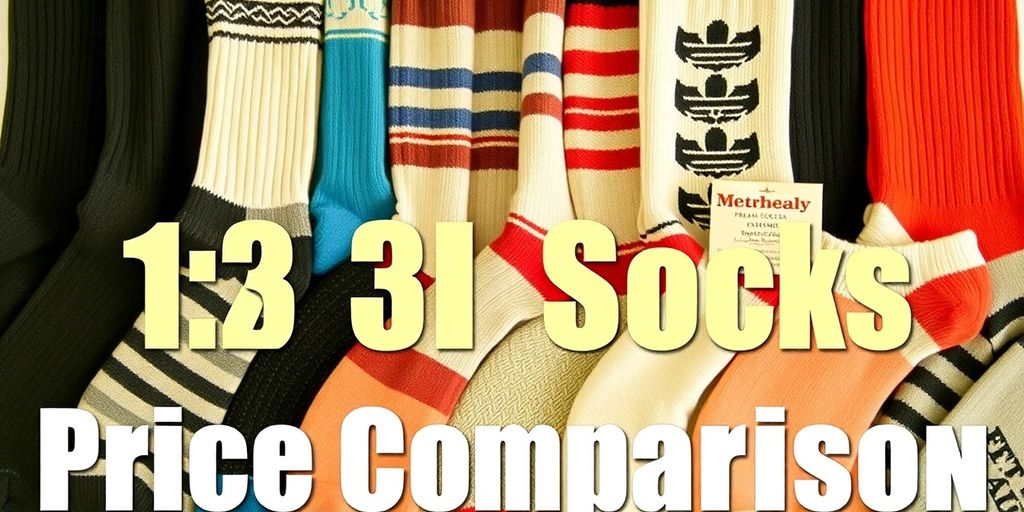 Fotografia de meias 3/4 de diferentes marcas.