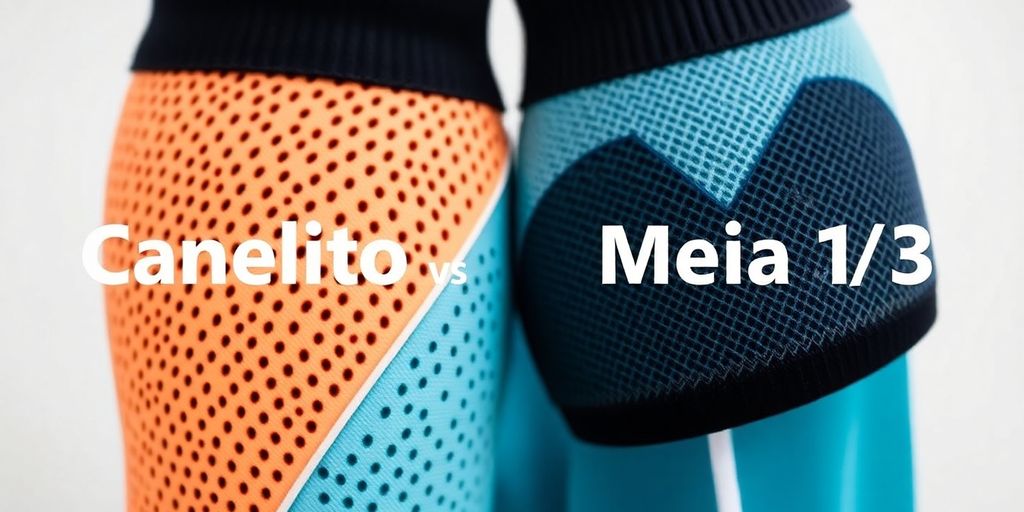 Canelito e Meia 3/4 lado a lado em foto.