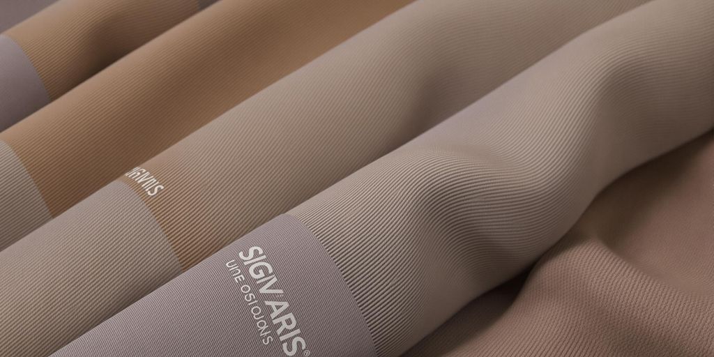 Meia de compressão Sigvaris autêntica e de alta qualidade.