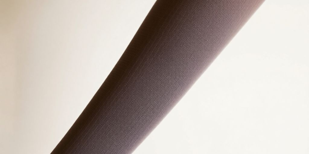 Meia de compressão para tratamento de trombose.