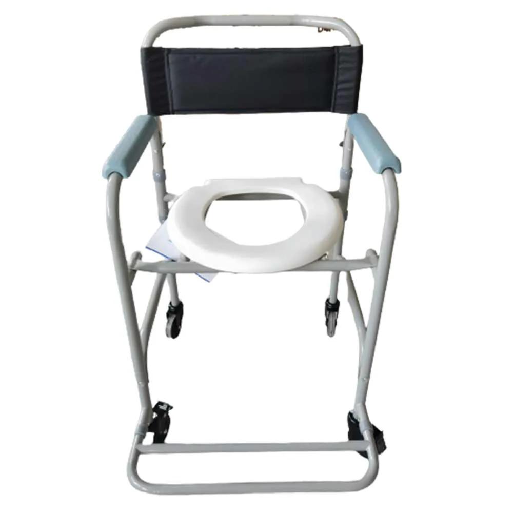 cadeira de banho higienica aco 100kg d30 dellamed 12295 2 94796ce64524cae73d191d03d3a2abd8 Cadeira de Banho D30 até 100kg Dobrável 2 em 1 - Dellamed