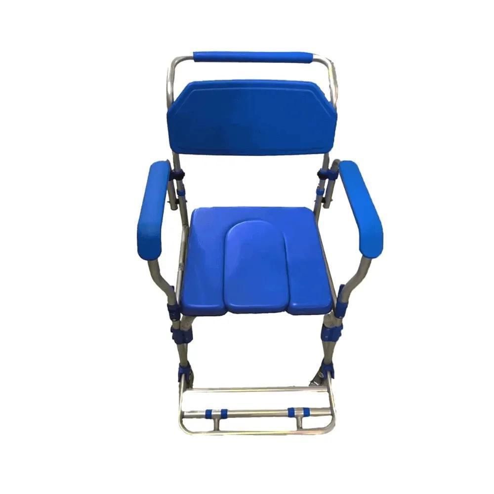 Cadeira de Banho em Alumínio D60 até 150 Kg - Dellamed